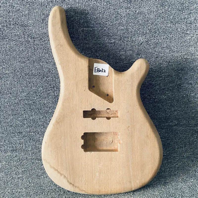 Solid Mahogany Wood Bass Guitar Body image 1