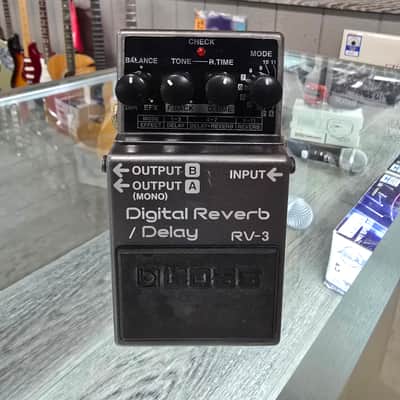 Boss RV-3 Digital Reverb/Delay (Pink or Dark Gray Label) 1994 - 2002 - Grey image 1