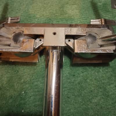 Tama Vintage Double Tom Mount 1980's - Chrome image 4