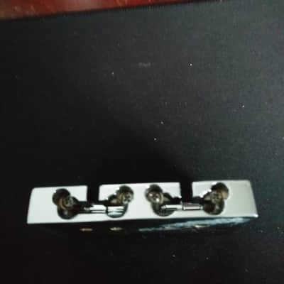 Hipshot B Style Hipshot 4 String Bass Bridge 17mm String Spacing, Chrome image 7