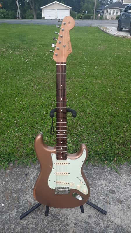 Fender Vintera Road Worn '60s Stratocaster 2020 - 2021 - Firemist Gold Electric Guitar image 1