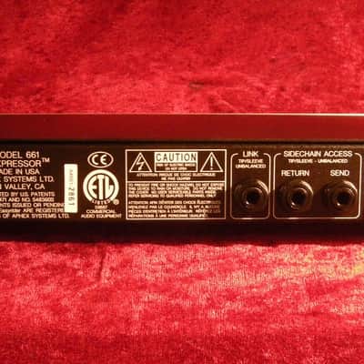 Near Mint Aphex 661 Expressor Tube Compressor High-End Studio Quality! imagen 10