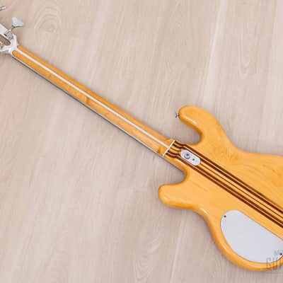 1979 Kramer DMZ 4000 Vintage Aluminum Neck Bass Natural w/ Case image 12
