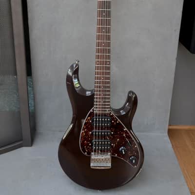 Ernie Ball Music Man Silhouette Custom Finish Brown owned by Aly & AJ image 1