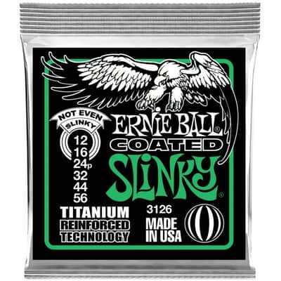 ERNIE BALL 3126 Slinky CoatedNot Even 12-56 Saiten für E-Gitarre image 1