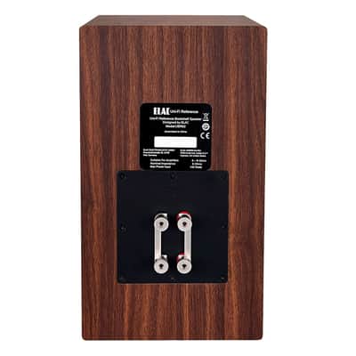 ELAC Uni-Fi Reference 3-Way 6-½” Bookshelf Speakers, Oak or Walnut Speakers for Home Theater and Stereo System, Black Baffle with Walnut Sides image 5