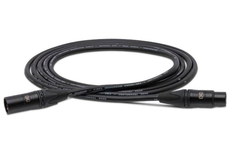 Hosa CMK-030AU Edge Microphone Cable Neutrik XLR3F to XLR3M 30ft image 1