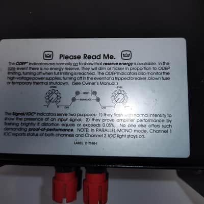 Crown Macro-Tecs 600 power amp 2000's - Silver Black imagen 9