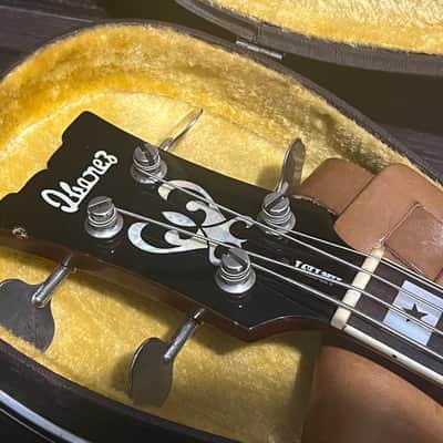 ULTRA RARE- Ibanez 2615B Artist Series Double Cutaway 4-String Bass 1970s - Natural Mahogany image 12