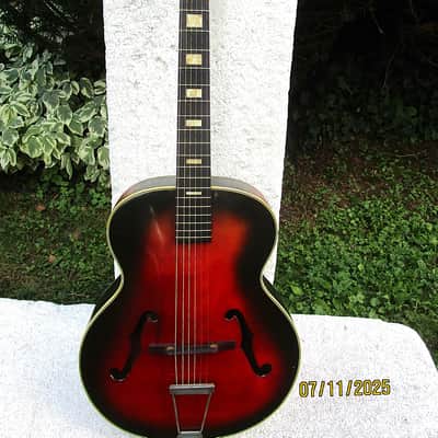 Stewart Wondertone Archtop Guitar, 1959, Harmony Made, 15 3/4" Body,  Waverly Tuners image 1