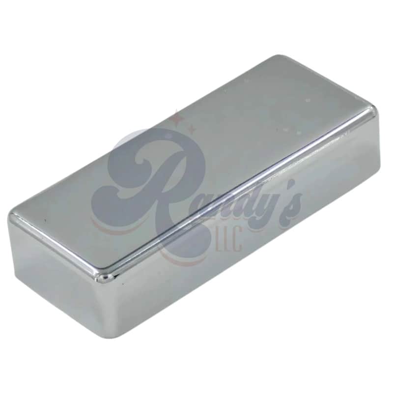 Advanced Plating 1961C Firebird® Mini-Humbucker Pickup Cover (No Holes) - Fits Gibson®-Chrome image 1
