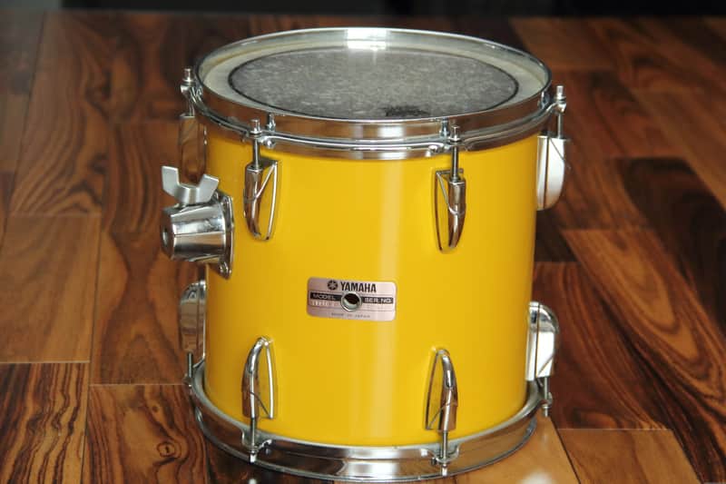 Yamaha TT810 Tour Custom Power 10x10" Rack Tom 1986 - 1990 - Mellow Yellow image 1