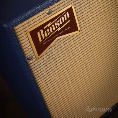 Benson Vinny Reverb Combo Blue Tolex, Wheat Grille image 3