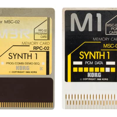 Korg MSC-02 + RPC-02 Data Card Bundle for M1 [USED]