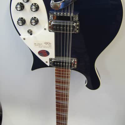 Rickenbacker 620/12 Midnight Blue Deluxe, 12 String, 21 fret, 2 pickups, wired for stereo 620/12 MID image 16
