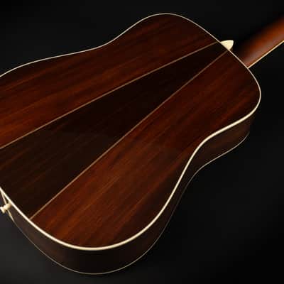 2022 Martin D-35 Standard Reimagined - 1935 Sunburst | USA All Solid Dreadnought Acoustic Guitar 3-Piece Back | OHSC image 13