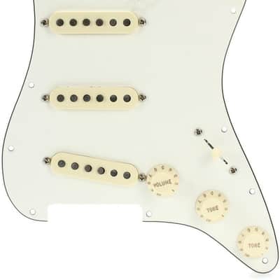 Fender Custom '69 SSS Pre-wired Stratocaster Pickguard - Parchment 3-ply image 1