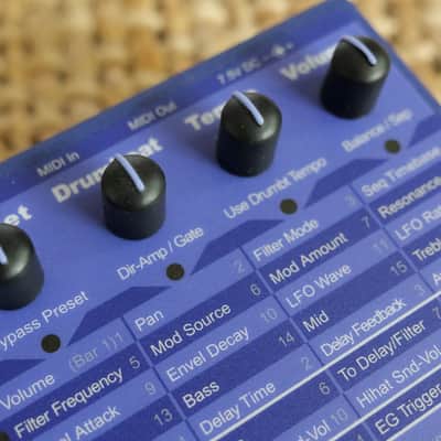 Roger Linn Adrenalinn mk 1 Guitar Effects Processor - Blue image 10