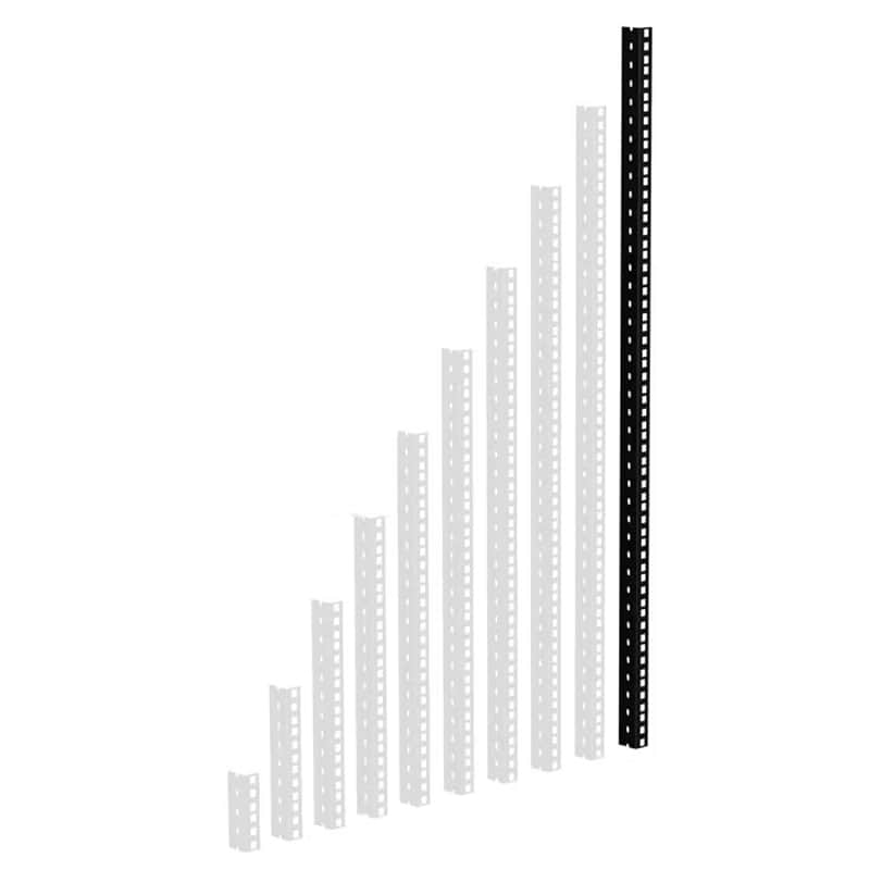 Adam Hall Rack Rail 20 Black image 1