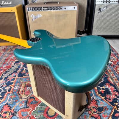Fender JB-62 75US Vintage Reissue Jazz Bass Ocean Turquoise Metallic - 2004 image 19