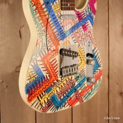 Fender Standard Telecaster Custom Art Guitar " Spiked Again " image 6