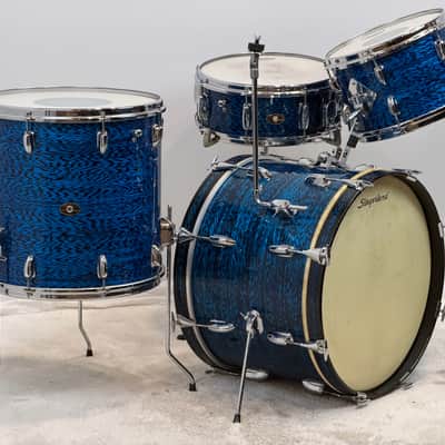 Immagine Slingerland VIDEO 20/12/16/5x14" 60's Drum Set - Blue Agate - 3