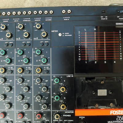 FOSTEX 4 Track Analog Cassette Multi-Track Recorder Portastudio working Model 260 image 3
