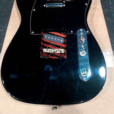 Hillbilly Guitars Custom Black Ebony & Bloodwood Telecaster Bridge w Brass Comp Saddles image 2