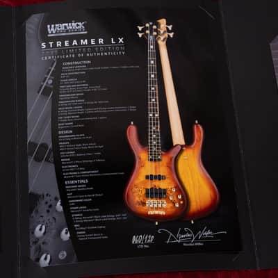 【new】Warwick / Teambuilt ProSeries Streamer LX5 Limited 2025 3.670kg #M013837-25【GIB Yokohama】【price included SHIPPING & IMPORT TAX & VAT】 image 19