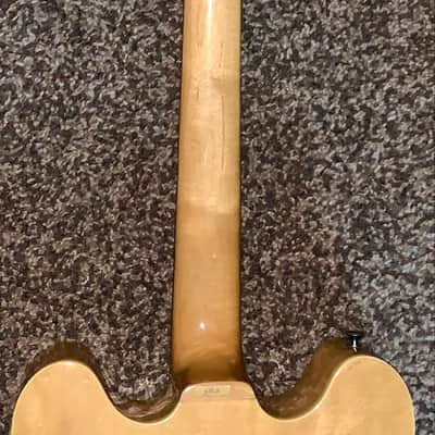 Vantage Electric hollow body Jazz Box 670 n natural electric guitar image 8