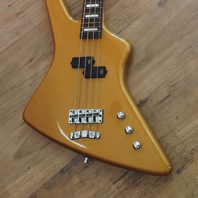 Warwick Reverse Artist Series Adam Clayton Signature 4-String Bass with Rosewood Fretboard 2010s - Gold image 7
