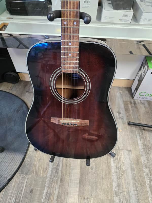 Ibanez Silver cadet szw300bs 00s - acoustic guitar made in korea