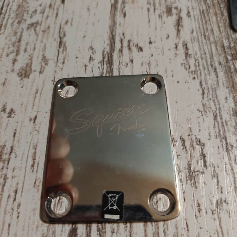Squier by Fender Bolt Plate Nickel image 1