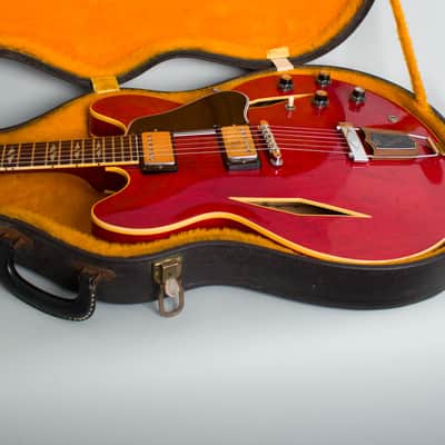 Gibson  Trini Lopez Standard Semi-Hollow Body Electric Guitar (1966), ser. #800680, original black hard shell case. image 15
