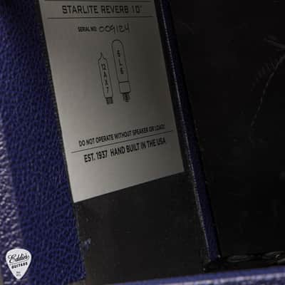 Magnatone Eddie's Exclusive Starlite 1x10 Combo w/Reverb - Plum & Vanilla Bronco #9124 image 6