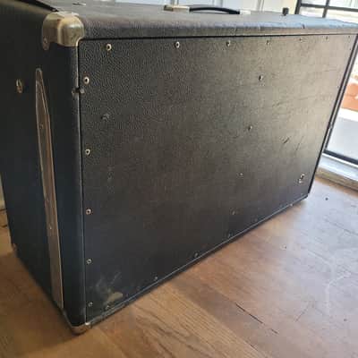 Vintage Fender Bandmaster Piggyback 2x12 Speaker Cabinet 32" w/ Original Fender Speakers & Tilt-Back Legs image 11