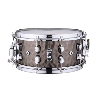 Mapex Black Panther Persuader Snare Drum | Hammered Brass image 1