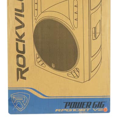 Rockville RPG10BT V2 10" Powered 600W DJ PA Speaker BlueTooth/Wireless/Remote/EQ image 12