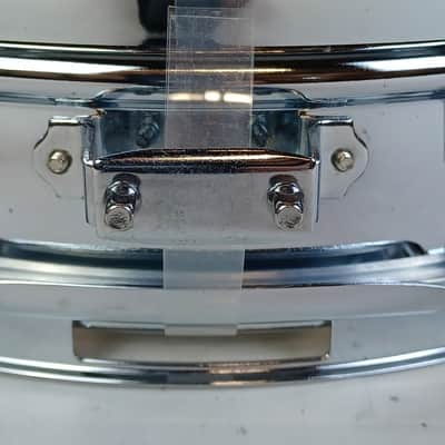 Ludwig Steel Rocker 8Lug Snare Drum 80s 5x14"Vintage Chrome Black/White #841176 image 8