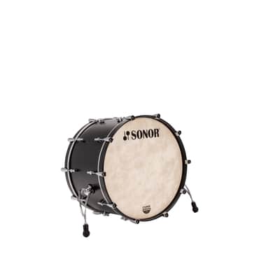 SONOR *Pre-Order* Momentum Birch Series 24x15.25" GT Black Matte Lacquer Bass Kick Drum | NEW | Special Order | Authorized Dealer image 1