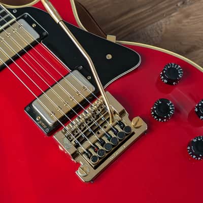 1985 Gibson Les Paul Custom Electric Guitar Ferrari Red Tim Shaw 100% Original 10.4Lbs image 5