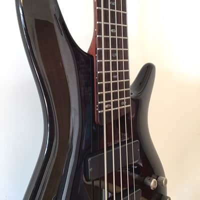 Ibanez SR705 5 string Bass 2008 - Transparent Black image 1