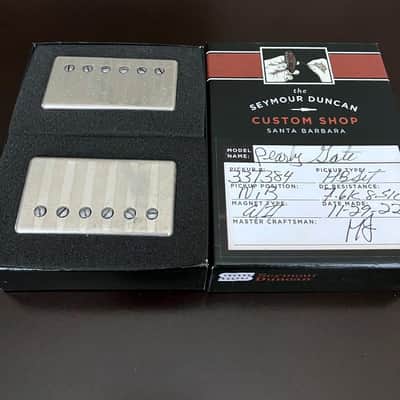 Seymour Duncan Custom Shop Pearly Gates Humbucker Set Aged Nickel image 1