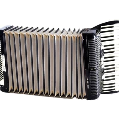 Vintage Top German Made LMM Accordion Hohner Verdi III M - 120 bass, 12 switches + Original Hard Case & Straps image 14