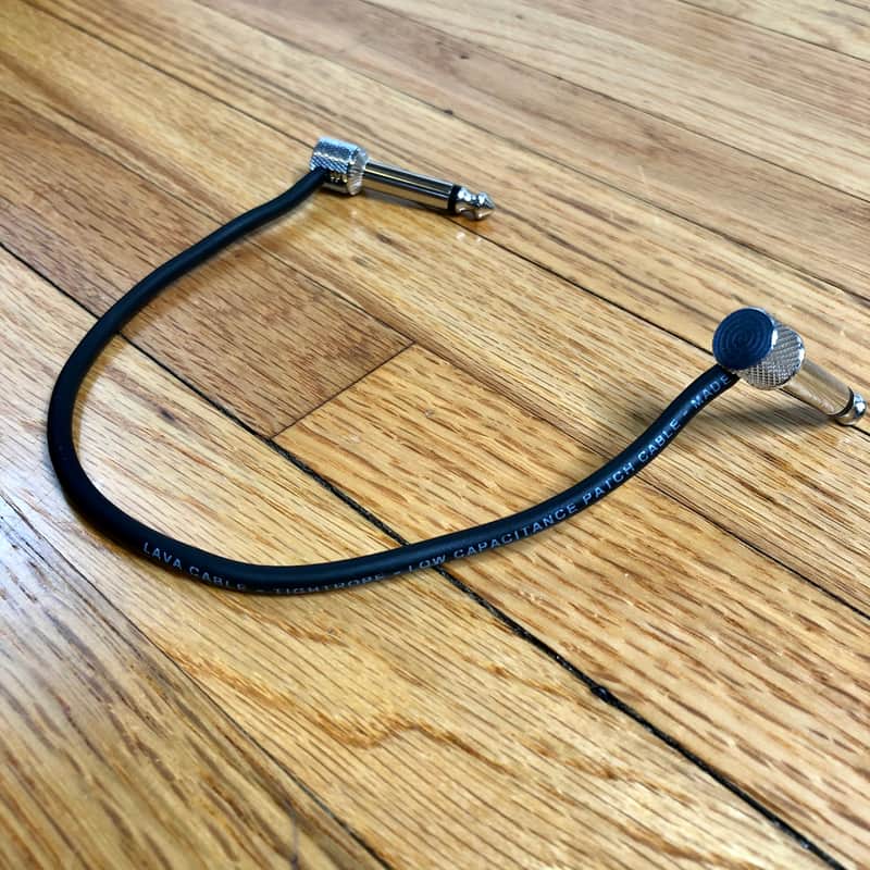 Lava Cable Tightrope 8.75” RA 1/4” - RA 1/4” Patch Cable image 1