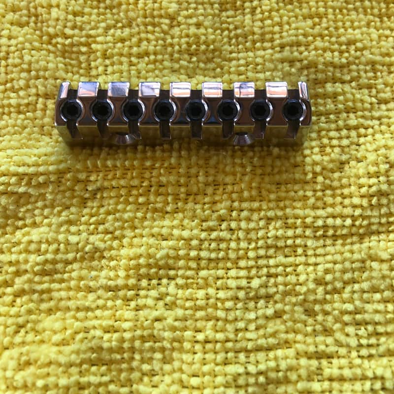 2020 Hipshot 8 STRING LOWPRO HEADLESS HEADPIECE CHROME