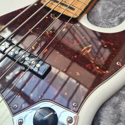 Fender american Ultra Jazz Bass V MN 2022 - arctic pearl image 21