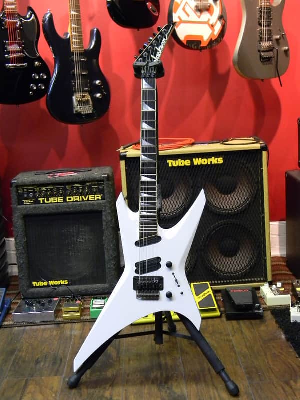Jackson Professional Warrior Pro 1990 Snow Pearl White Active Electronics image 1