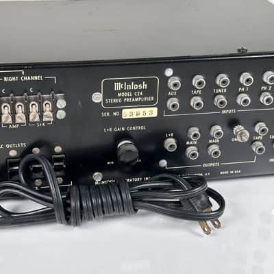 McIntosh C24 Stereo Control Amplifier Vintage Preamp image 8