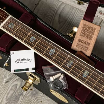 Martin Custom Shop M/0000-Size 42-Style - Swiss Spruce/Flame Maple Back, Sides, Neck - Ambertone x6411 USED image 11